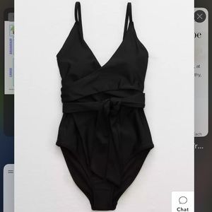 Aerie Wrap One Piece Swimsuit (Medium Long)